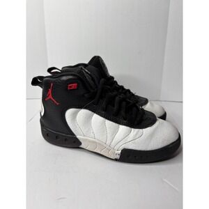 Jordan Jumpman Pro Kids Basketball Shoes Black White Red‎ Mid Top Sneakers